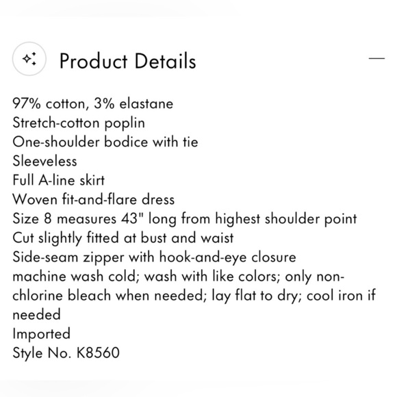 ♠️ Kate Spade Poplin One-shoulder Sabrina Midi Dress 6 red NWT - Picture 6 of 7